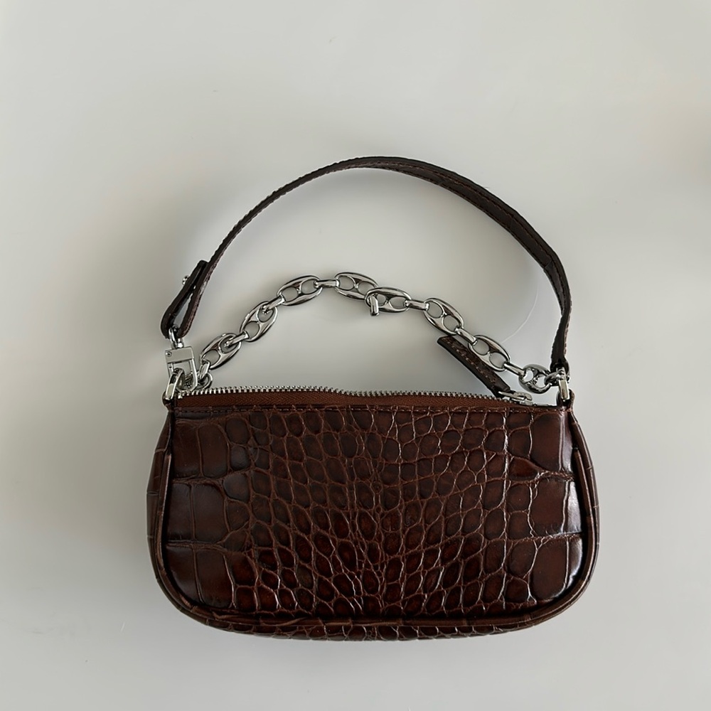 BY FAR brown Rachel Bag